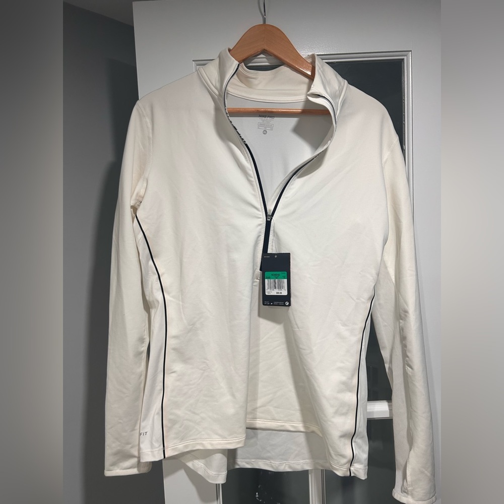 Nike quarter zip performance material